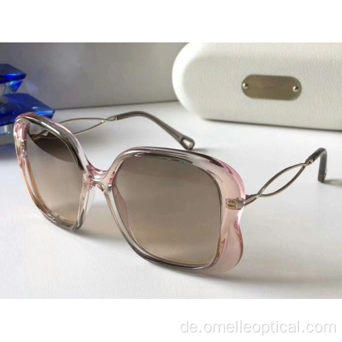 Quadratische UV-Schutz-Sonnenbrille für Frauen